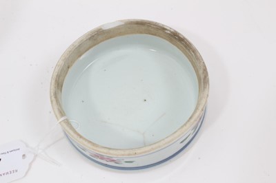 Lot 4 - 18th/19th century Chinese polychrome ginger jar and cover