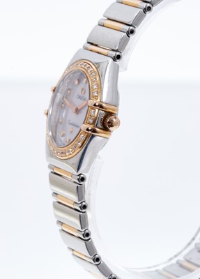 Lot 601 - Ladies Omega Constellation watch, with box and papers