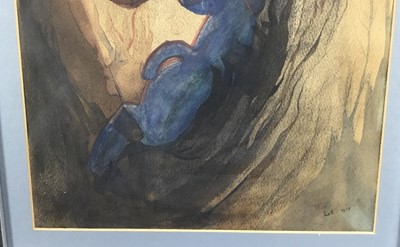 Lot 1072 - Arthur Lett Haines (1894-1978) watercolour, 'Innocence'