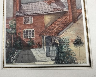 Lot 1078 - Thomas Churchyard (1798-1865) watercolour, a Woodbridge Cottage