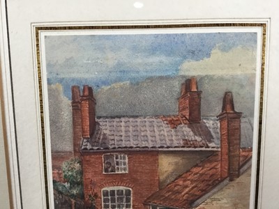 Lot 1078 - Thomas Churchyard (1798-1865) watercolour, a Woodbridge Cottage