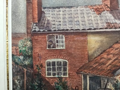 Lot 1078 - Thomas Churchyard (1798-1865) watercolour, a Woodbridge Cottage