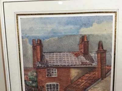 Lot 1078 - Thomas Churchyard (1798-1865) watercolour, a Woodbridge Cottage