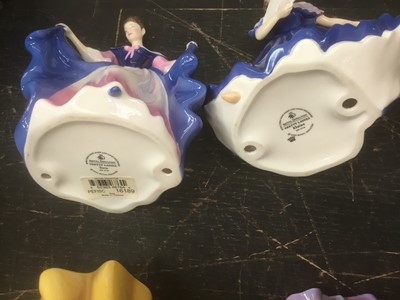 Lot 158 - Collection of ten Royal Doulton figurines
