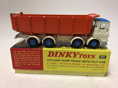 Lot 2017 - Dinky Leyland dump truck with tilt cab No. 925 boxed