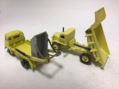 Lot 2047 - Dinky Supertoys Euclid Rear Dump Truck No 965, Marrel Multi-Bucket Unit No 966, both boxed (2)