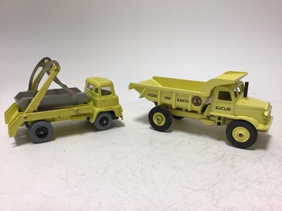 Lot 2047 - Dinky Supertoys Euclid Rear Dump Truck No 965, Marrel Multi-Bucket Unit No 966, both boxed (2)