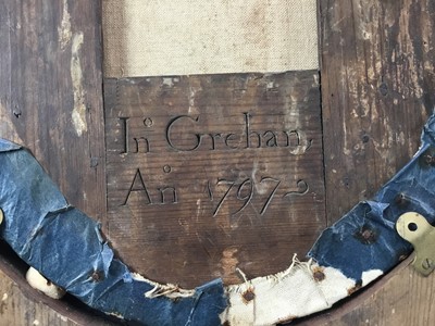 Lot 1269 - John Greham, late 18th century, oval oil on canvas - portrait of a gentleman, in gilt frame