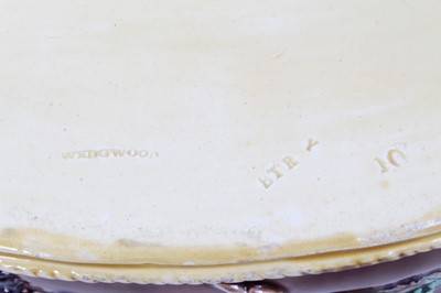 Lot 36 - Victorian Wedgwood game dish with liner