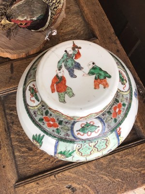Lot 73 - Fine pair of Chinese famille verte porcelain ginger jars and covers
