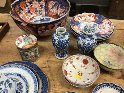 Lot 13 - Quantity of oriental ceramics