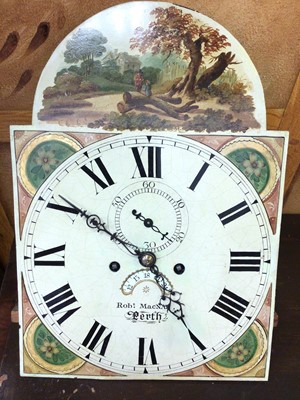 Lot 978 - George III Scottish longcase clock by Robert MacNab, Perth.
