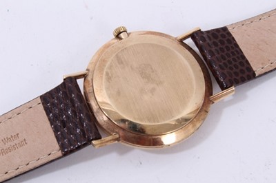 Lot 358 - Early 1970s 9ct gold cased Omega wristwatch, in original box
