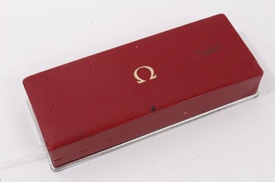 Lot 358 - Early 1970s 9ct gold cased Omega wristwatch, in original box